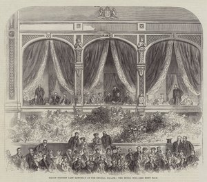 Suuri konsertti viime lauantaina Crystal Palacessa, Royal Boxissa (kaiverrus) tekijältä English School