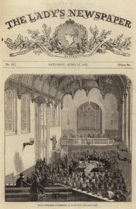 Toisinajattelijoiden suuri konferenssi Crosby Hallissa Lontoossa, 1847 tekijältä English School