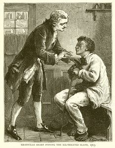 Granville Sharp sääli huonosti kohdeltua orjaa, 1703 tekijältä English School