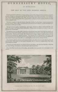 Gunnersbury House, Middlesex, edesmenneen prinsessa Amelian kotipaikka tekijältä English School