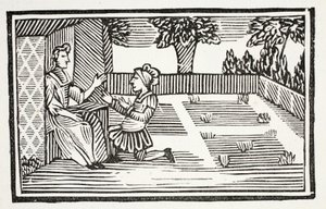 Guy Courts Fair Phyllis, kuvitus Chapter-books of the Eighteenth Century John Ashton, pub. 1882 tekijältä English School