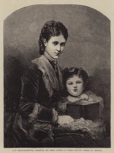 HIH Marie-Feodorovna, Cesarevna ja Venäjän suurherttuatar, Tanskan prinsessa Dagmar (kaiverrus) tekijältä English School