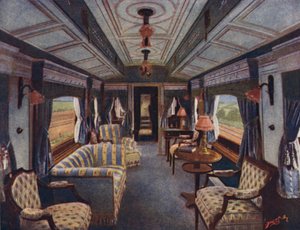 HM The Queens Day -osasto, Royal Saloon, Lontoo ja North Western Railway tekijältä English School