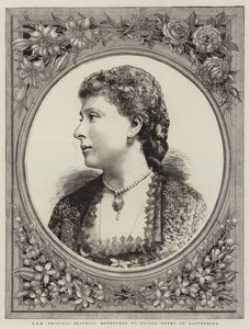 H R H Prinsessa Beatrice, Battenbergin prinssi Henryn kihlattu (kaiverrus) tekijältä English School