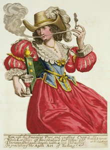 Varakkaan naisen tapa noin 1630-luvulla tekijältä English School