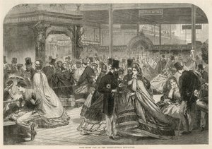 Puolen kruunun päivä kansainvälisessä näyttelyssä 1862 tekijältä English School