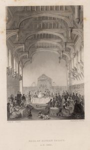 Elthamin palatsin sali vuonna 1365 jKr tekijältä English School