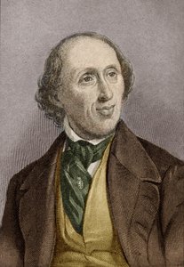 Hans Christian Andersen (1805-75) (myöhempi väritys) tekijältä English School