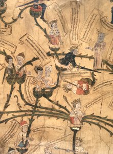 Harley 7353. Henrik IV (1367-1413) katkaisee sukupuun tekijältä English School