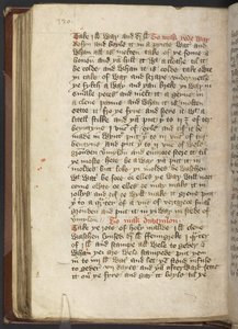 Harley MS 2378 Lääketieteelliset ja kulinaariset reseptit, n. 1395 (muste vellum) tekijältä English School
