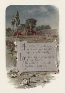 Hän parantaa sydämen murtuneet (chromolitho) tekijältä English School