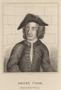 Henry Cook, teloitettu 6. joulukuuta 1741 tekijältä English School