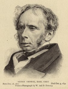 Henry George, Earl Gray (kaiverrus) tekijältä English School