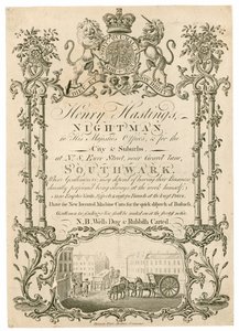 Henry Hastings, Nightman, kauppakortti tekijältä English School