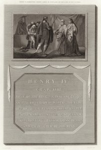 Henry IV sitoutuu Skotlannin prinssi Jamesin opettajiensa hoitoon tekijältä English School