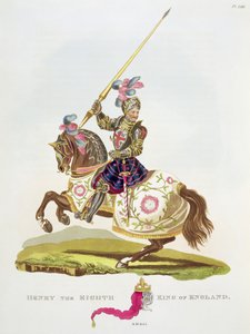 Henry VIII, Englannin kuningas (1491-1547) 1525, Samuel Rush Meyrickin "Ancient Armour", 1824 tekijältä English School