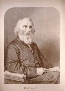 Henry Wadsworth Longfellow (1807-82) The Illustrated London Newsista, 12. tammikuuta 1882 tekijältä English School