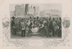 Hänen Majesteettinsa jakoi Krimin mitalit Horse Guardissa, 18. toukokuuta 1856 tekijältä English School