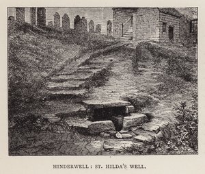 Hinderwell, Pyhän Hildan kaivo (kaiverrus) tekijältä English School