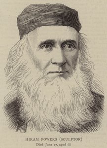 Hiram Powers, kuvanveistäjä (kaiverrus) tekijältä English School