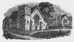 Hogstonin kirkko (kaiverrus) tekijältä English School