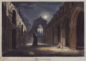 Holyrood Chapel, Edinburgh (värillinen kaiverrus) tekijältä English School
