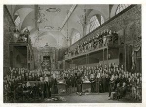 House of Lords tärkeän tutkimuksen aikana vuonna 1820 tekijältä English School
