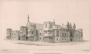 Parlamenttitalot: Westminster Hallin vieressä olevat rakennukset tekijältä English School