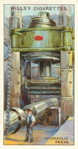 Hydraulinen puristin (chromolitho) tekijältä English School