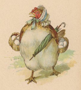 Minulla oli pieni kana, kaunein koskaan nähty (chromolitho) tekijältä English School