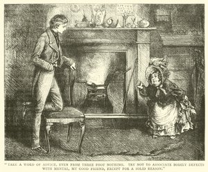 Kuvitus David Copperfieldille (kaiverrus) tekijältä English School