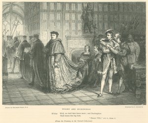 Kuvitus kuningas Henrik VIII:lle tekijältä English School