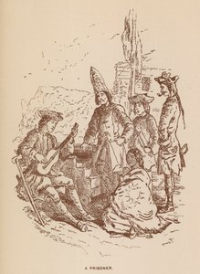 Thackerayn The Virginians -kirjan kuvitus (litografia) tekijältä English School