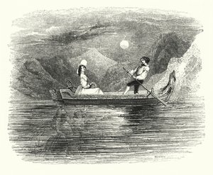 Kuvitus baletille, Ondine tai Naiad (kaiverrus) tekijältä English School