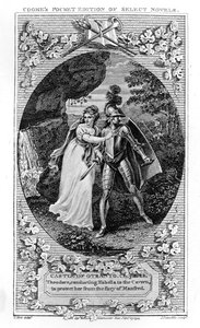 Kuvitus "Otranton linnasta", Horace Walpole, 1765 tekijältä English School