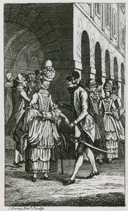 Kuvitus Harriss Listissa, painos 1773 tekijältä English School
