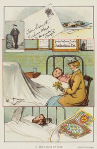 Kivun palatsissa (väri litho) tekijältä English School