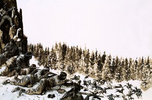 Intian tarkka-ampujat Bluff-sodan aikana tekijältä English School