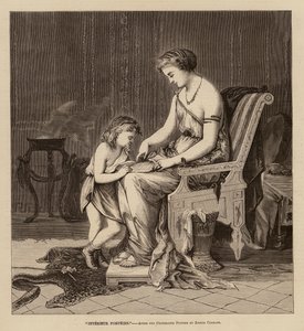 "Pompeijin sisätilat" (kaiverrus) tekijältä English School