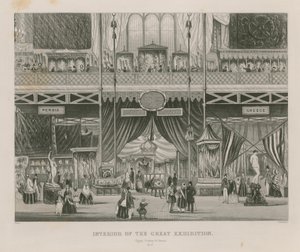 Suuren näyttelyn sisustus, 1851, Egypti, Turkki ja Kreikka tekijältä English School