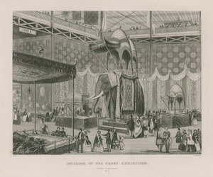 Suuren näyttelyn sisustus, 1851, Intian osasto tekijältä English School