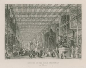 Suuren näyttelyn sisustus, 1851, Dantesin temppelistä tekijältä English School