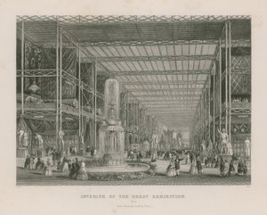 Suuren näyttelyn sisustus, 1851, Transeptistä itään katsoen tekijältä English School