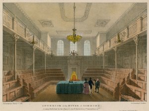 Lontoon Westminsterin alahuoneen sisätilat tekijältä English School
