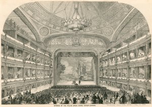 Italian oopperatalon sisustus, Covent Garden, Lontoo tekijältä English School