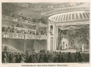 Sans Pareil -teatterin (Adelphi Theatre), Lontoon sisustus tekijältä English School