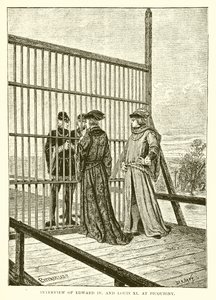 Edward IV:n ja Louis XI:n haastattelu Picquignyssä tekijältä English School