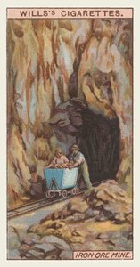 Rautamalmikaivos (chromolitho) tekijältä English School