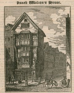 Isaak Waltons House, Fleet Street, Lontoo tekijältä English School