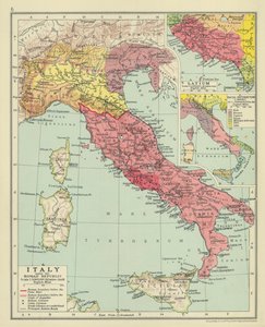 Italia Rooman tasavallan aikana (värilitografia) tekijältä English School